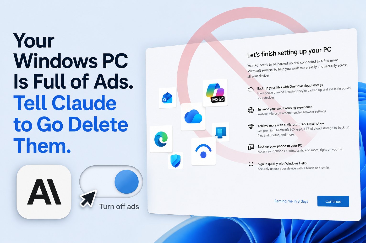 The Windows 11 "Let